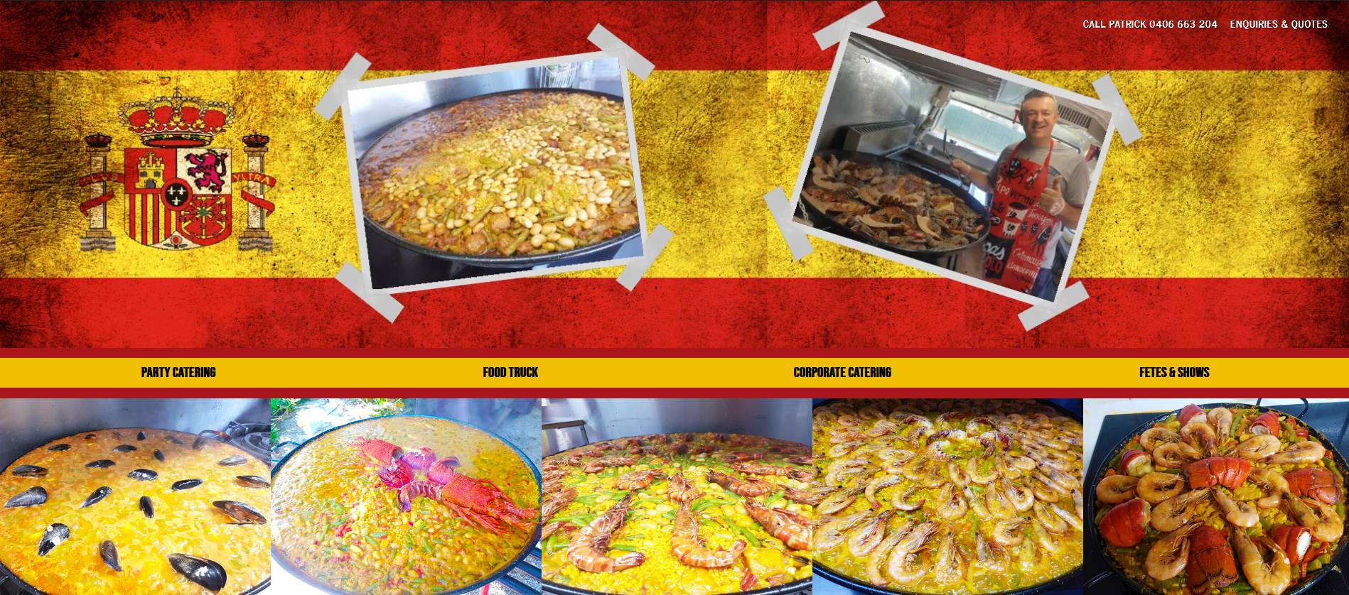 Paellas SA Spanish Food Catering Adelaide South Australia